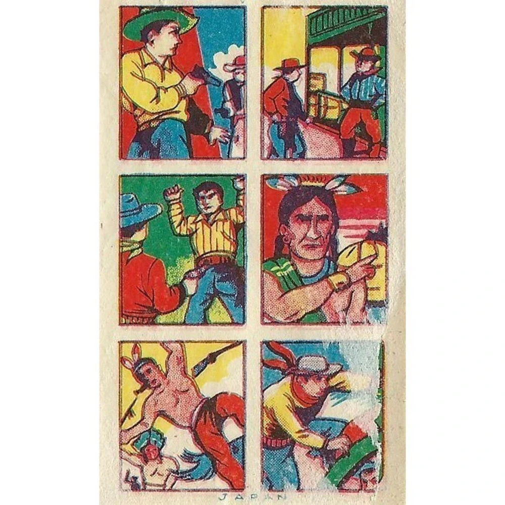 Transfer Picture Book Tattoos Unused 50s Toy Super Man New Old Stock VTG Lot